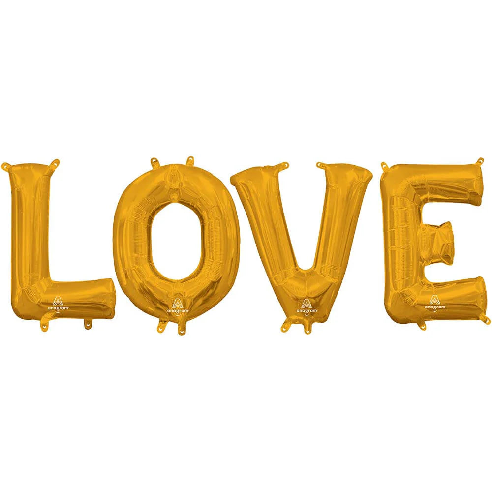 16 inch LOVE - ANAGRAM LETTERS KIT (AIR-FILL ONLY)