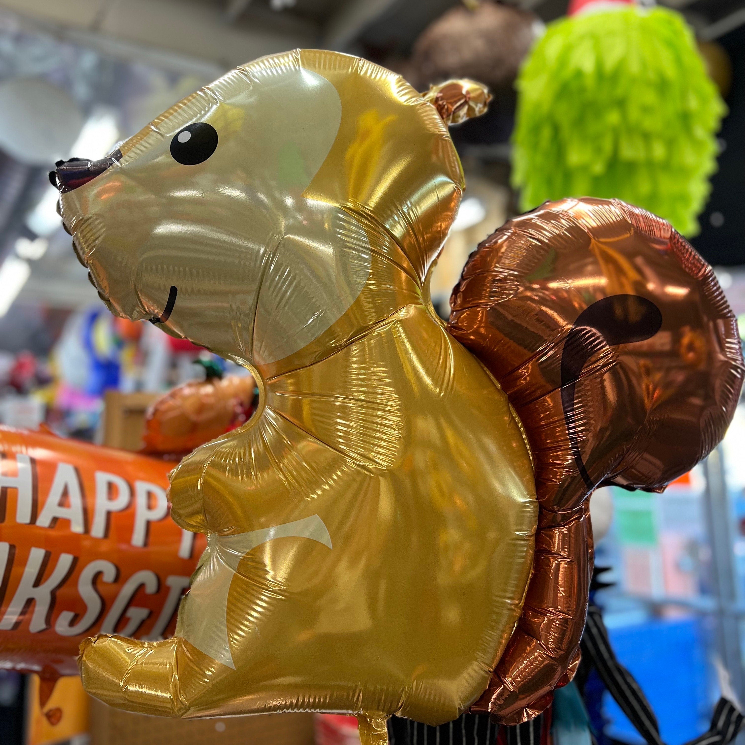 Squirrel Balloon, 36" - Woodland Party Decoration