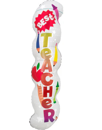 40in Anagram Best Teacher Thank You Balloon