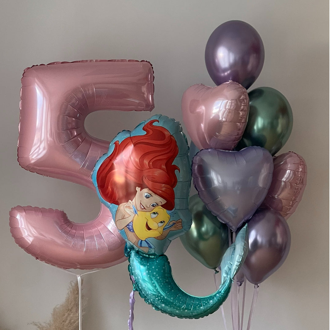 Mermaid balloon bouquet under the sea party decor
Mermaid birthday balloon decorations ocean theme
Under the sea balloon bouquet for kids party