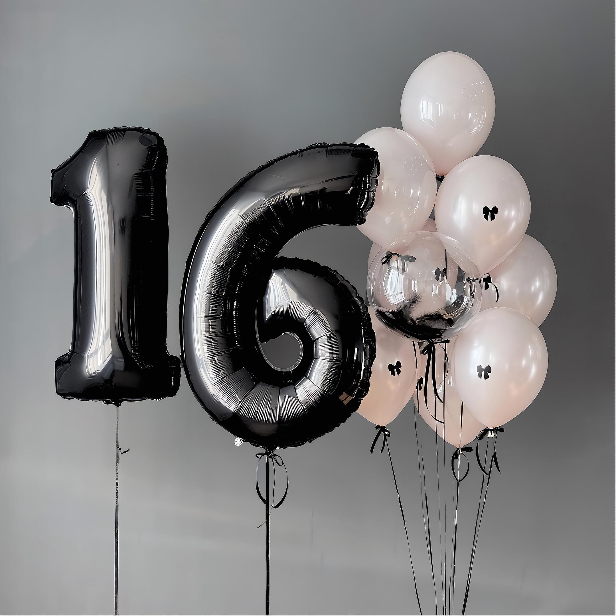 Coquette Bow Balloon Bouquet: Birthday Party Decor