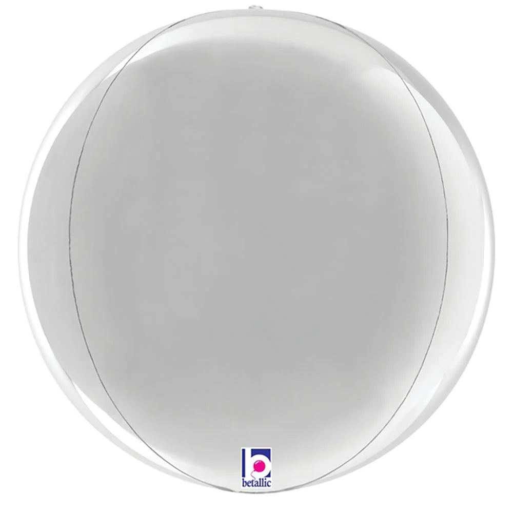 16 inch DIMENSIONALS SILVER GLOBE
