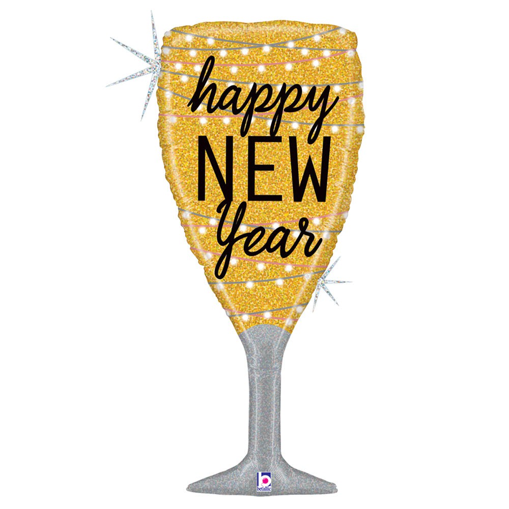 37 inch NEW YEAR CHAMPAGNE GLASS