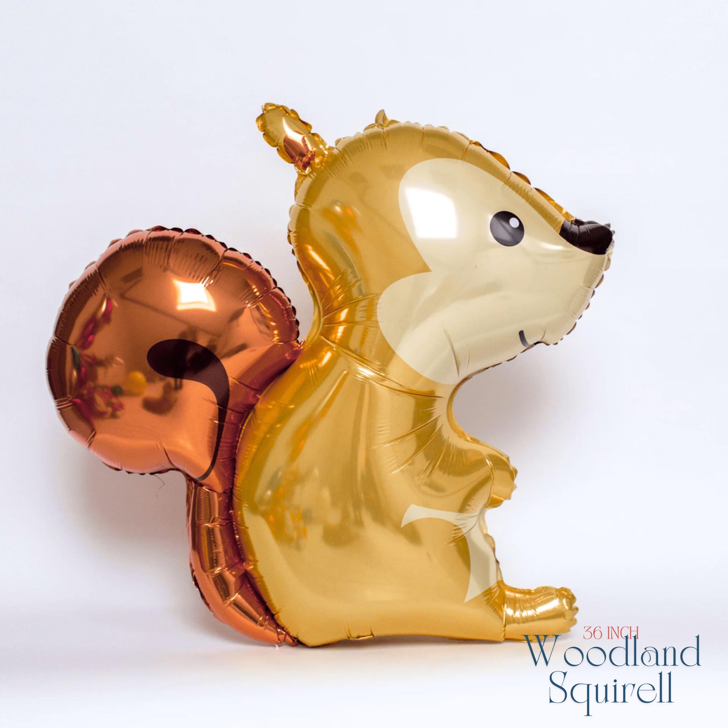 Squirrel Balloon, 36" - Woodland Party Decoration