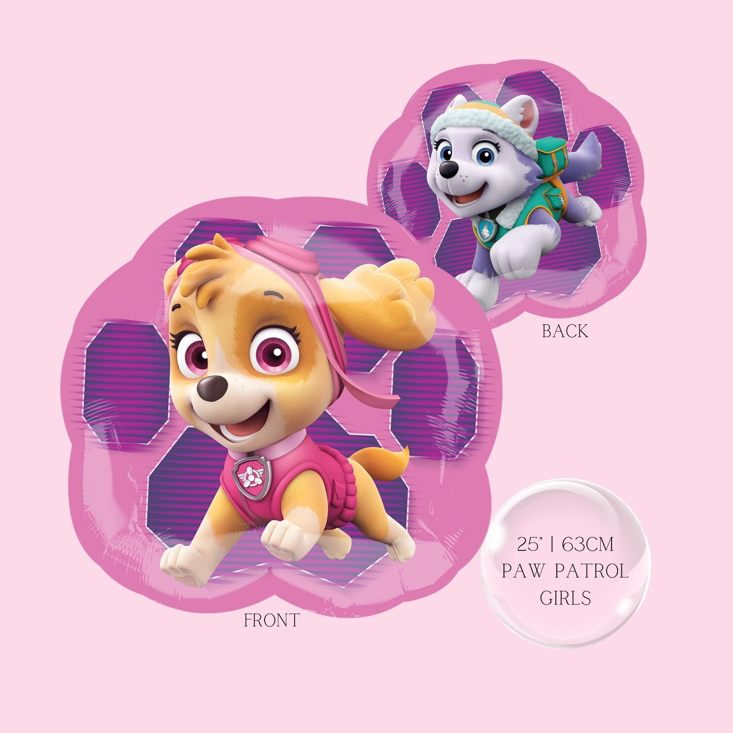 Paw Patrol Girl party supplies - Licensed by Unique Industries | Skye birthday banner | Skye PAW Patrol | Paw Patrol girl Birthday decoratio