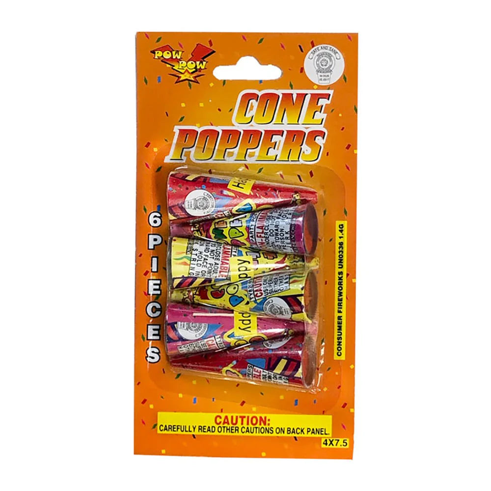 CONE POPPERS - 6 PACK