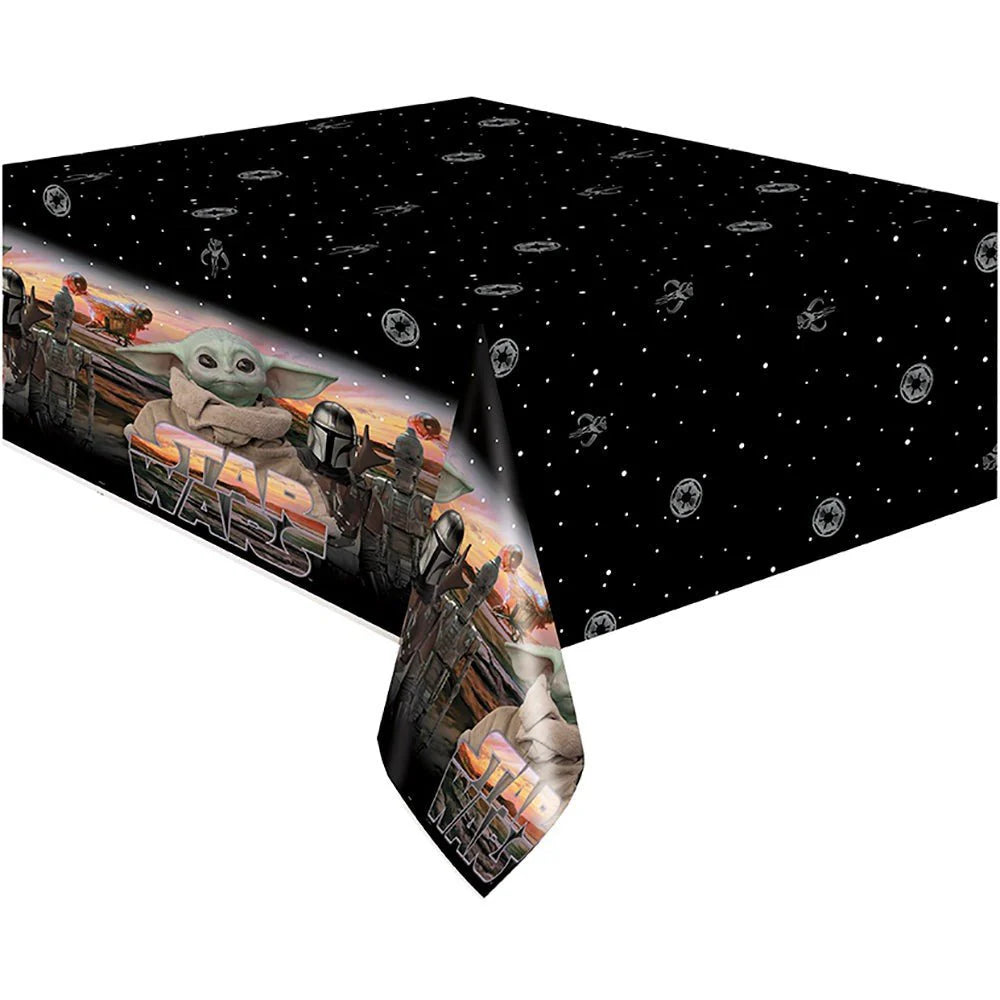 MANDALORIAN - THE CHILD RECTANGULAR PLASTIC TABLE COVER 54 inch X 84 inch