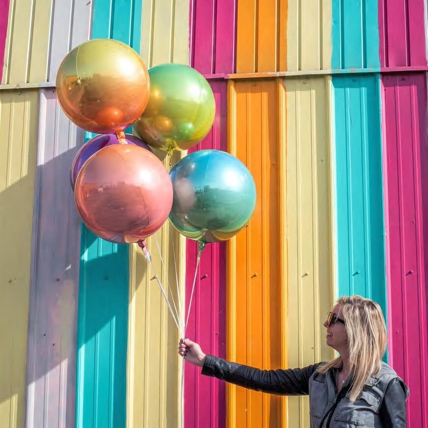 Ombre Orbz Balloons | Round Balloons | Ombre Orbz | Birthday Balloons | Unique Balloons | Party Balloons | Round shaped colorful balloons