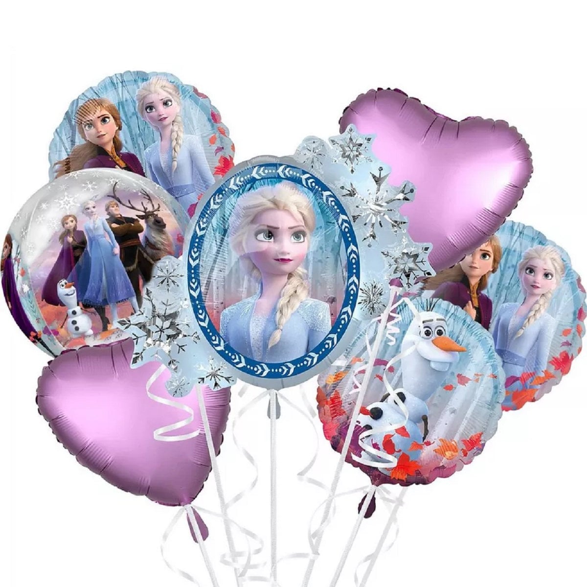 Frozen 2 Deluxe Balloon Bouquet with number | Frozen balloon bouquet | Frozen balloon garland | frozen balloon kit | Disney Frozen Birthday