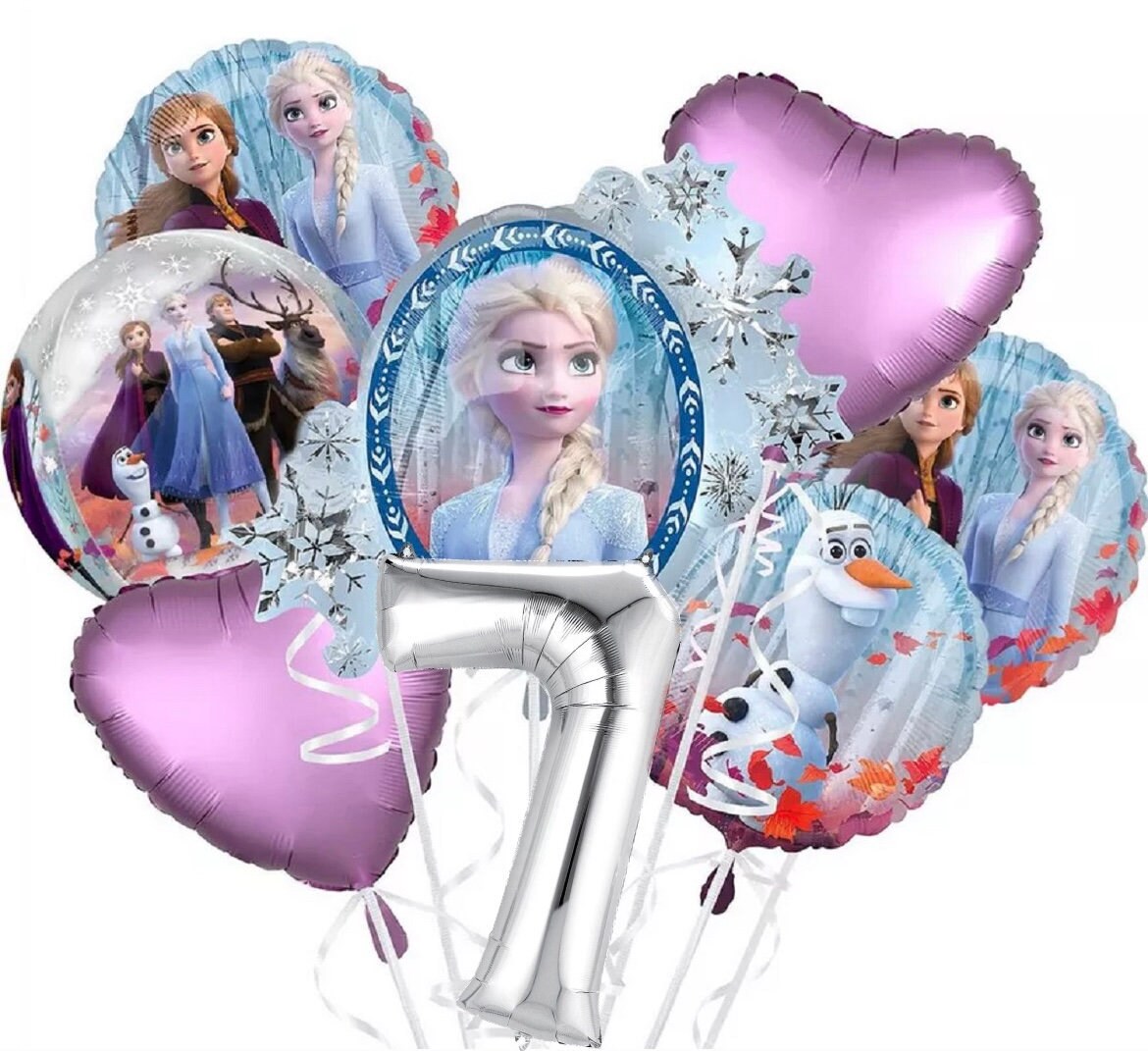 Frozen 2 Deluxe Balloon Bouquet with number | Frozen balloon bouquet | Frozen balloon garland | frozen balloon kit | Disney Frozen Birthday
