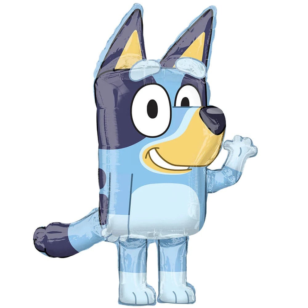 Bluey Balloon Bouquet | Bluey Helium Balloon | Bluey Decorations | Kids Bluey Birthday Party Decor | Bluey Foil Mylar Balloon Bouquet