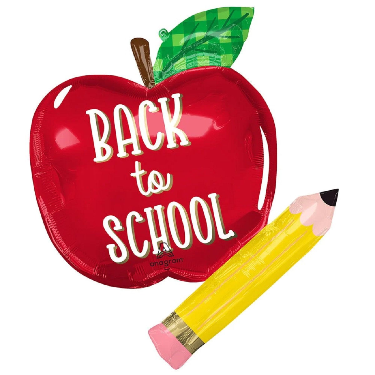 32" Back to school Red apple | Back to school supplies and decorations | Classroom Decoration | Back to school Balloon | Red Apple Balloon