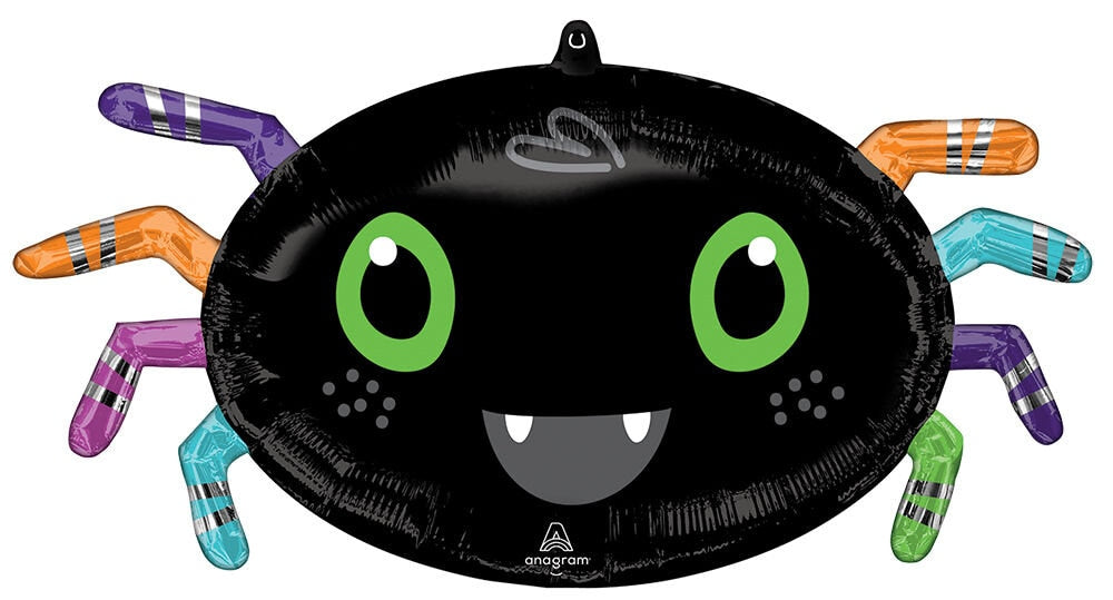 53" Fun Spooky GHOST & PUMPKIN AIRLOONZ | Halloween Spider Cauldron | Halloween party decorations | Witch hat Balloon | Cute Ghost