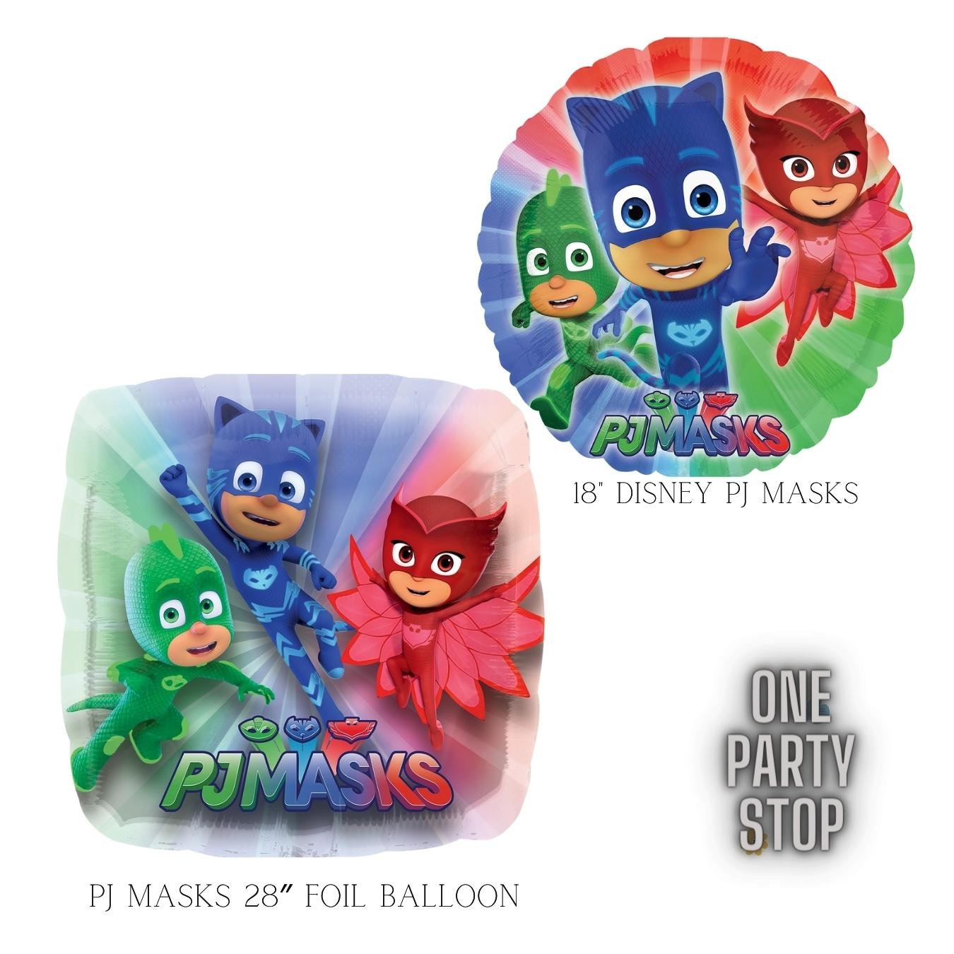PJ Mask Balloon Bouquet - Anagram licensed | PJ Mask Birthday | Pj Masks decorations | Pj Masks Supplies | 4th | 5th birthday | 6th birthday