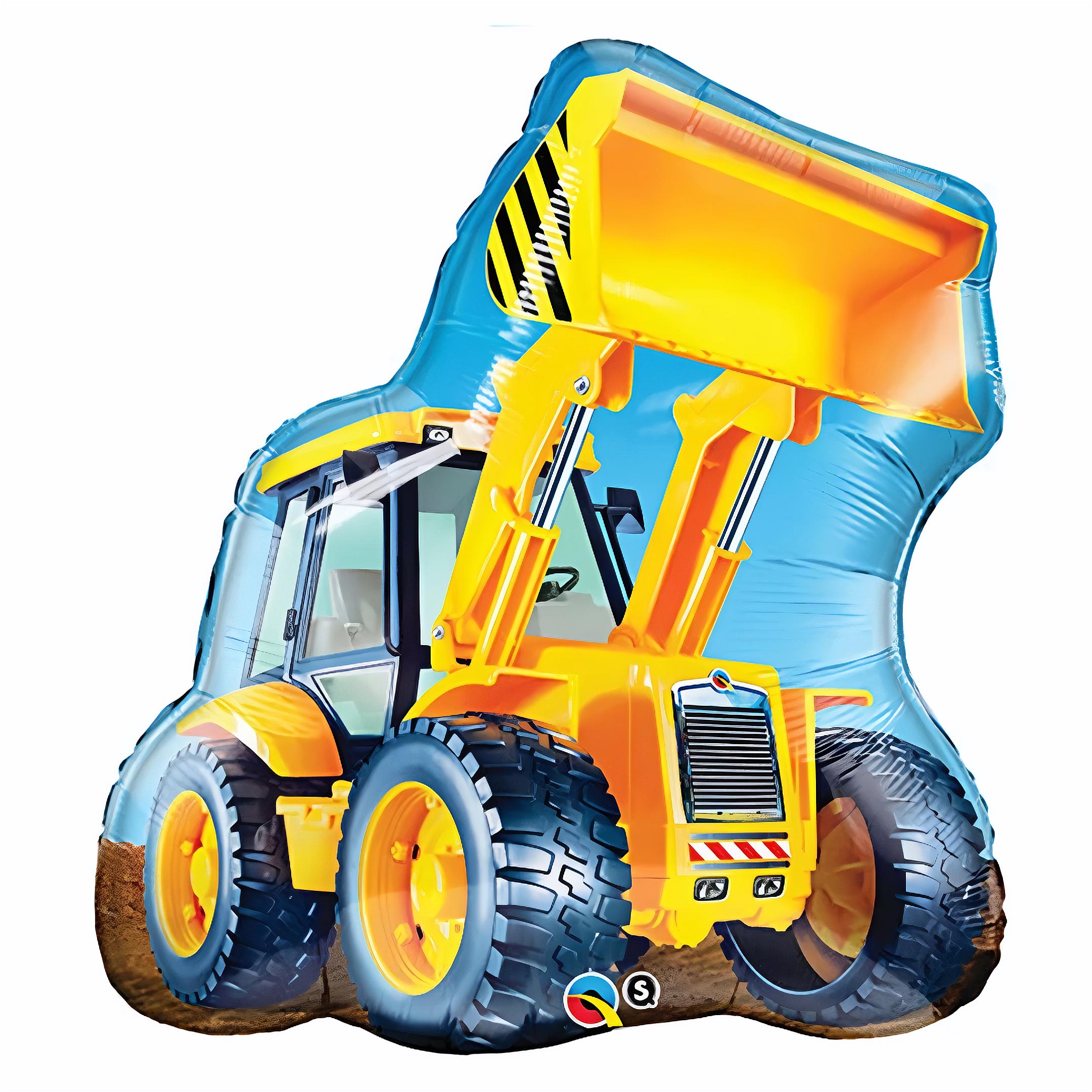 Dump Truck Foil Balloon: Construction Birthday Party Decor