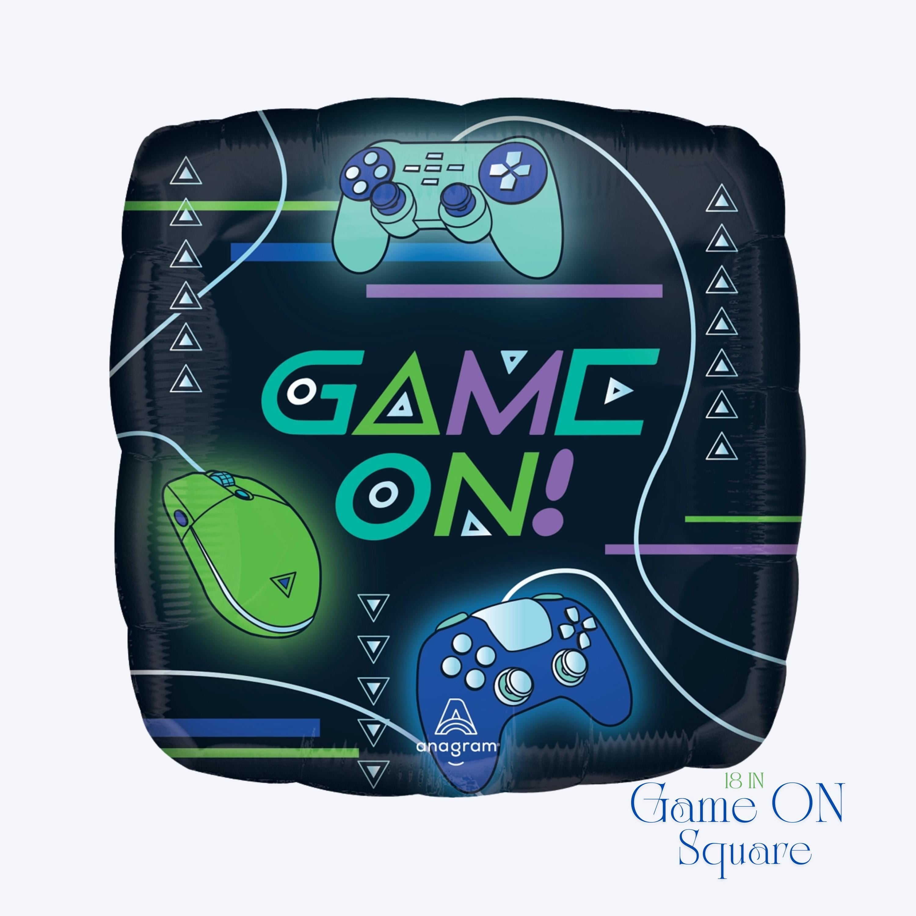 Game On Balloon Bouquet: Video Game Birthday Party Decorations