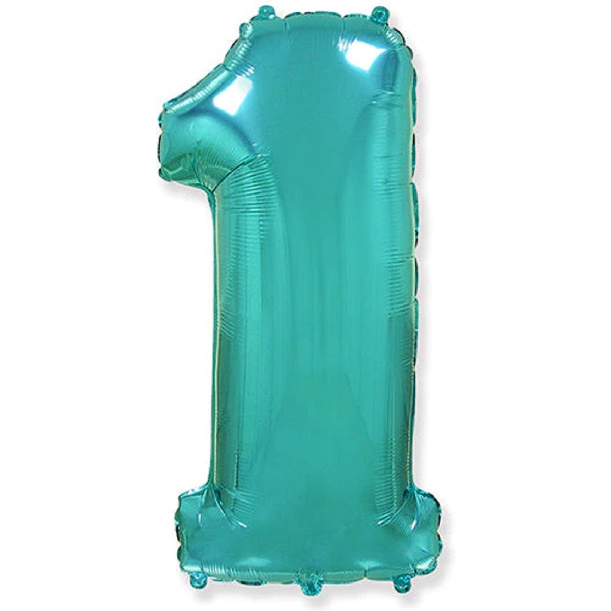 Giant 42" Teal Number Foil Balloon: Birthday Party Decor