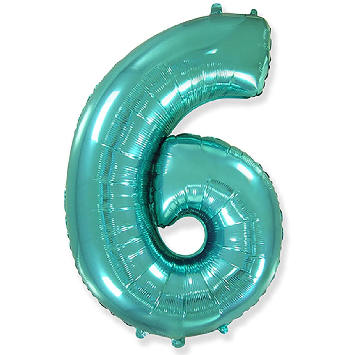 Giant 42" Teal Number Foil Balloon: Birthday Party Decor