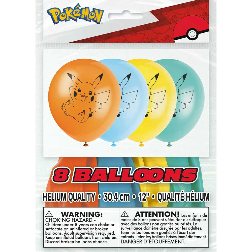 12 inch POKEMON (8 PK)