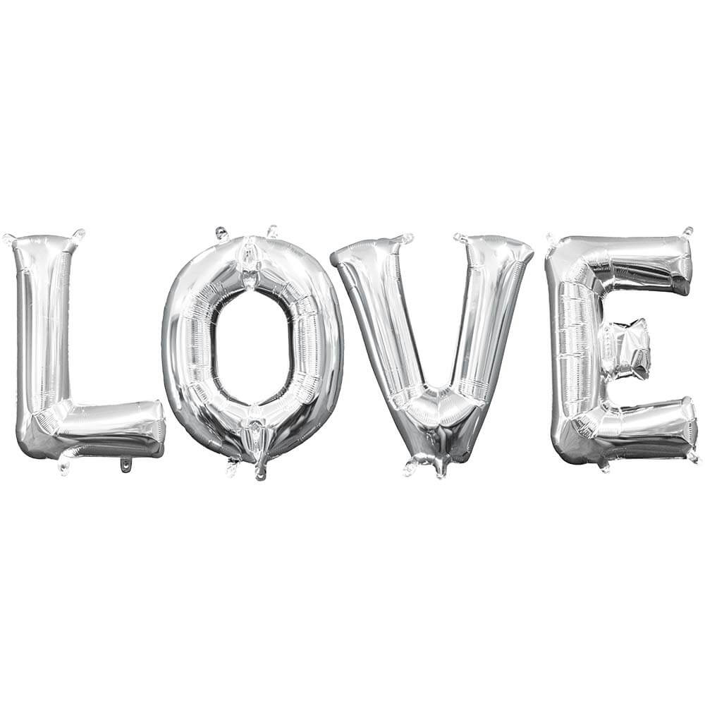 16 inch LOVE - ANAGRAM LETTERS KIT (AIR-FILL ONLY)