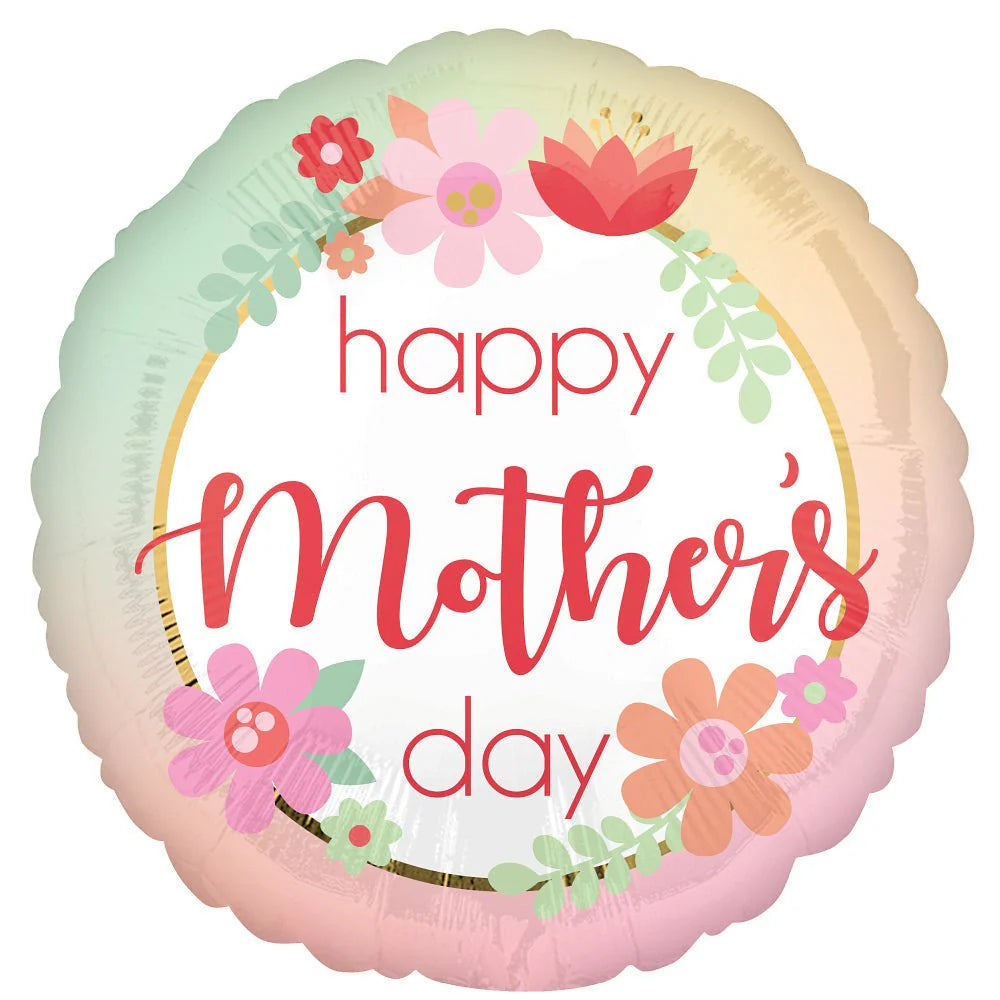 18 inch HAPPY MOTHER'S DAY FILTERED OMBRE