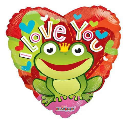 18 inch I LOVE YOU FROG HEART