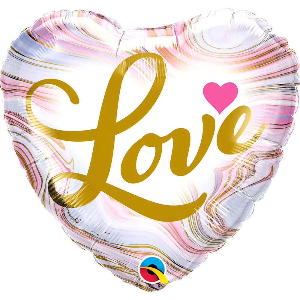 18 inch LOVE COLORFUL MARBLE