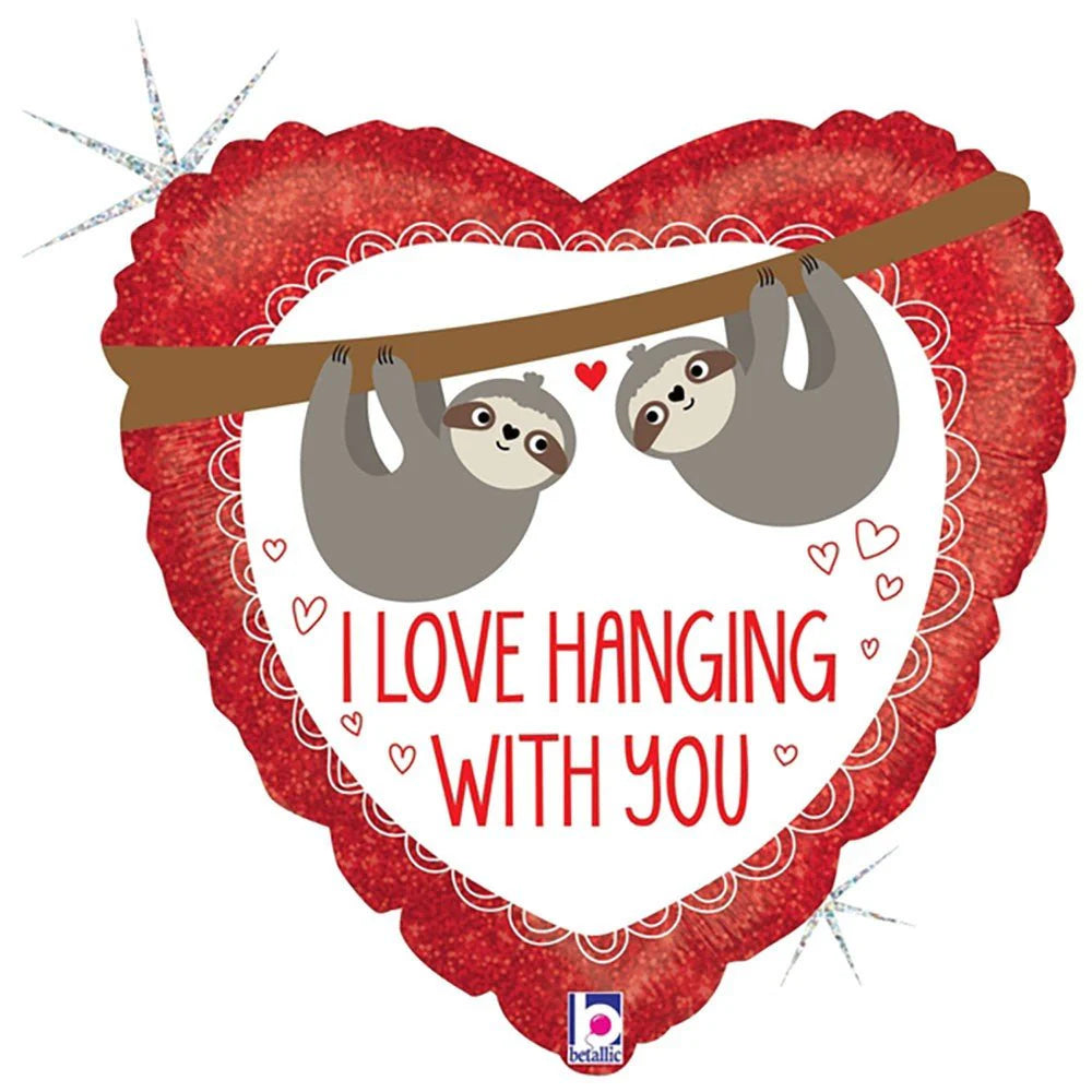 18 inch LOVE HANGING WITH YOU SLOTH