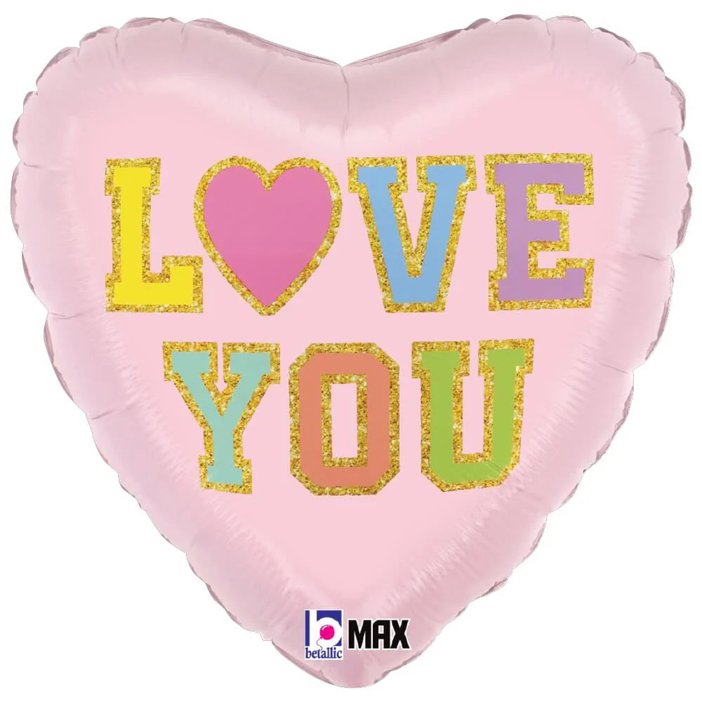18 inch LOVE PATCH HEART