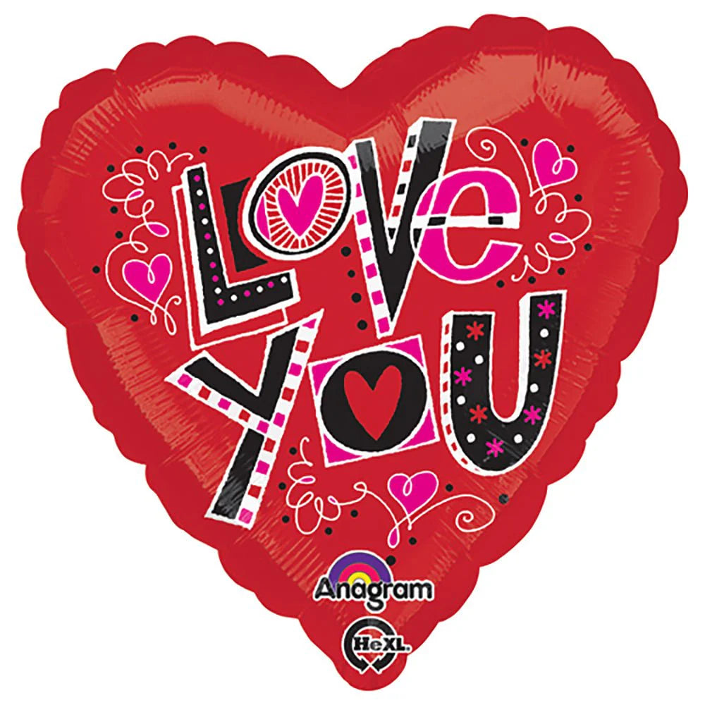 18 inch LOVE YOU FUN TYPE