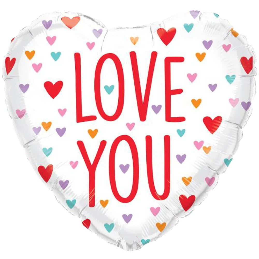 18 inch LOVE YOU LITTLE HEARTS