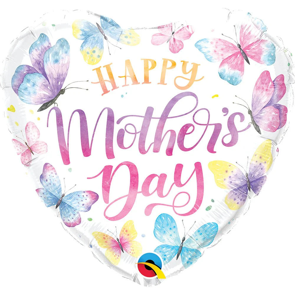 18 inch MOTHER'S DAY WATERCOLOR BUTTERFLIES