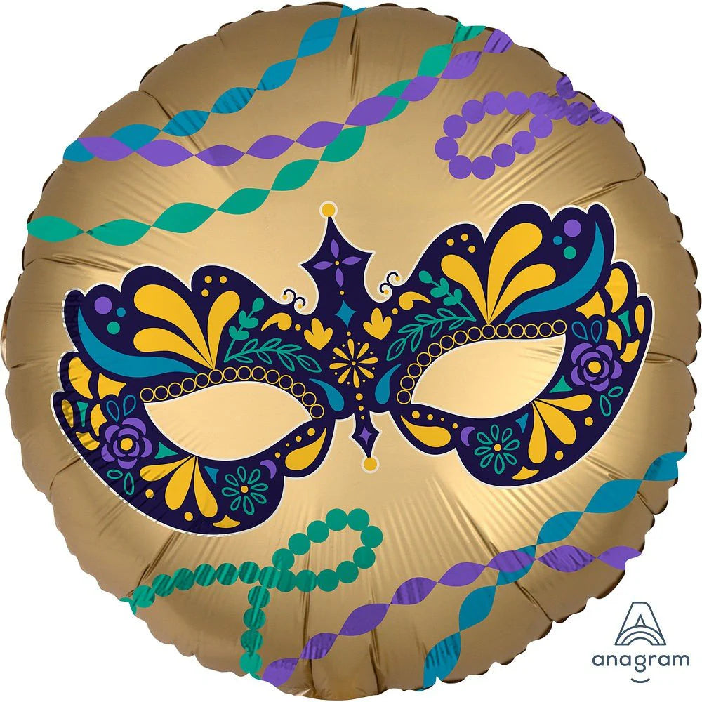 18 inch SATIN INFUSED NIGHT IN DISGUISE MASK