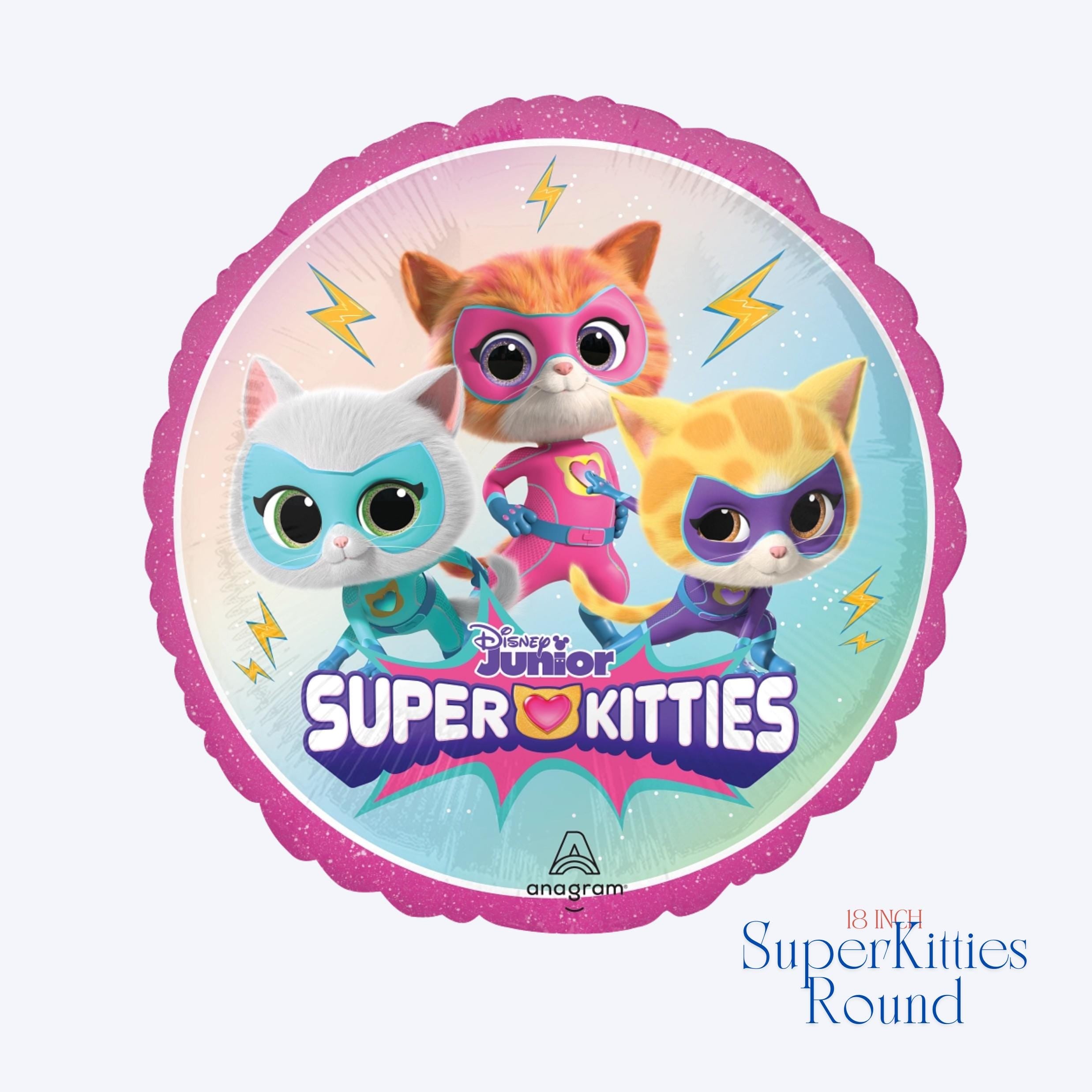 Super Kitties Balloon Bouquet: Cat Superhero Birthday Party Decor