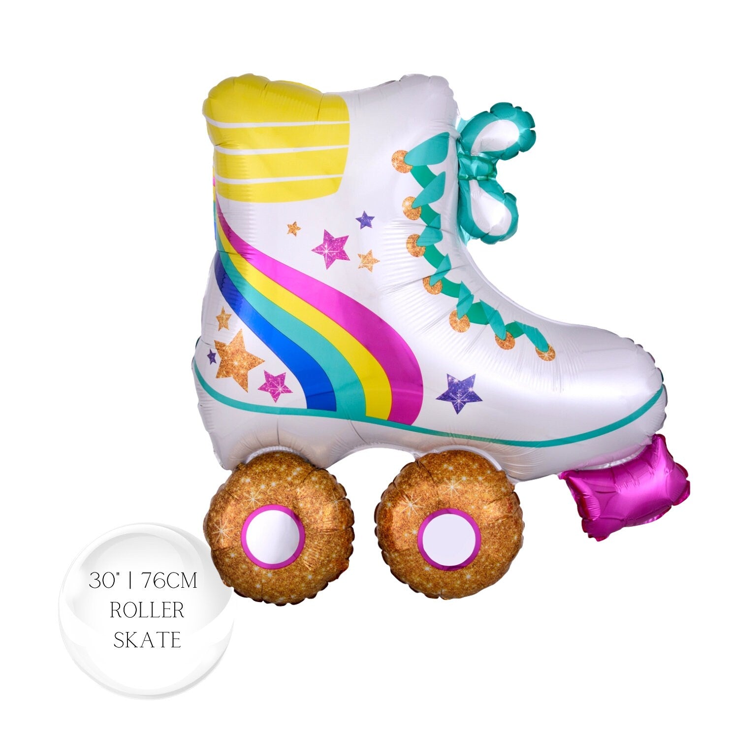 30" Roller Skate Balloon: Disco Party Decoration