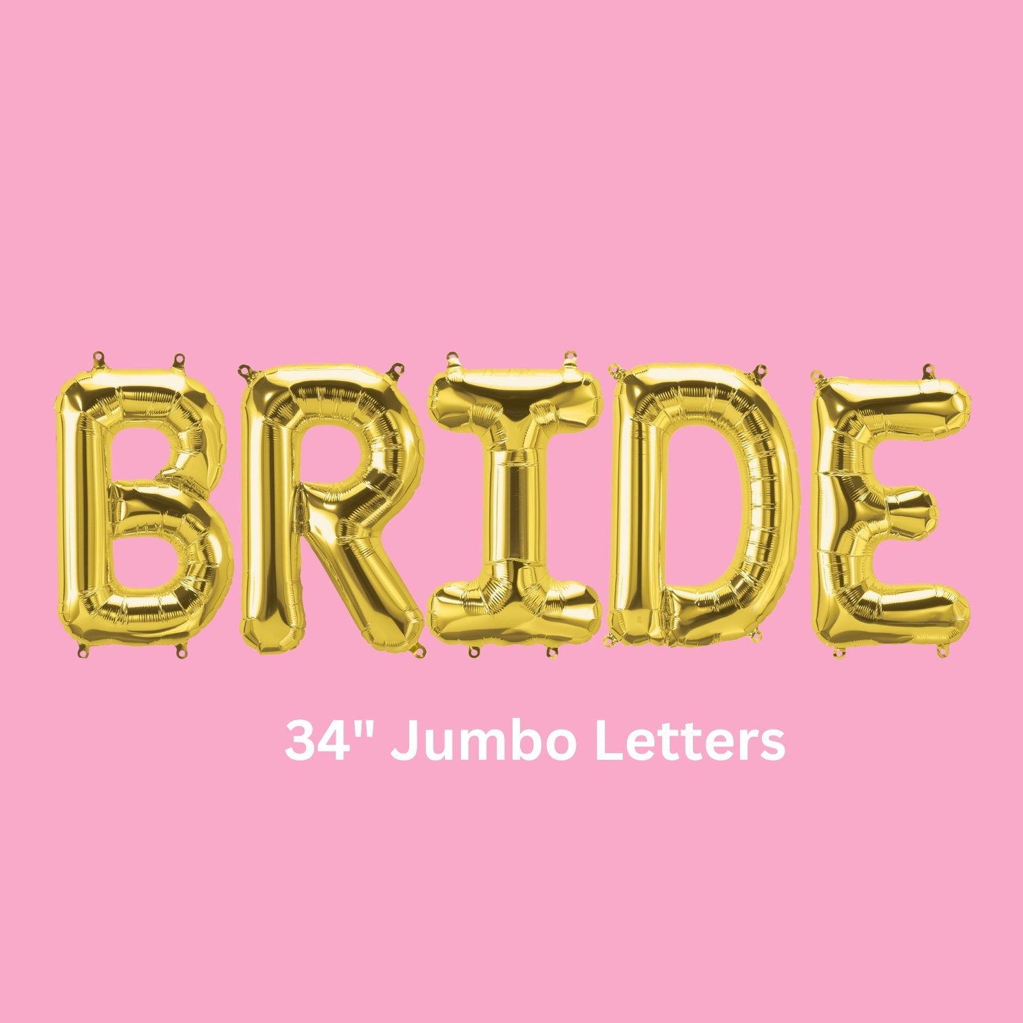 Bride Jumbo Foil Balloons: 34" Bridal Shower Decor