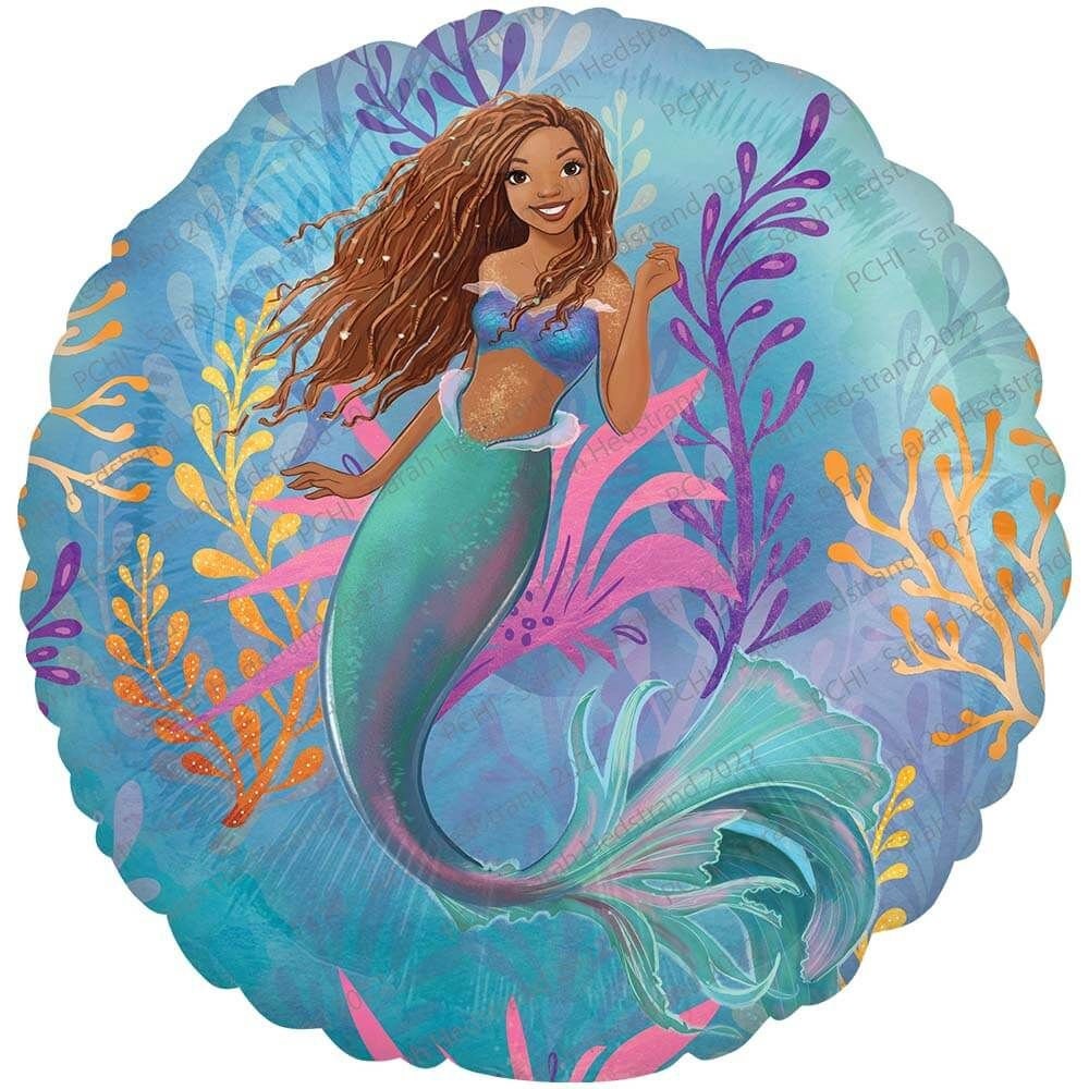 Little Mermaid Balloon Bouquet: Licensed Ariel Party Decorations, 5pc