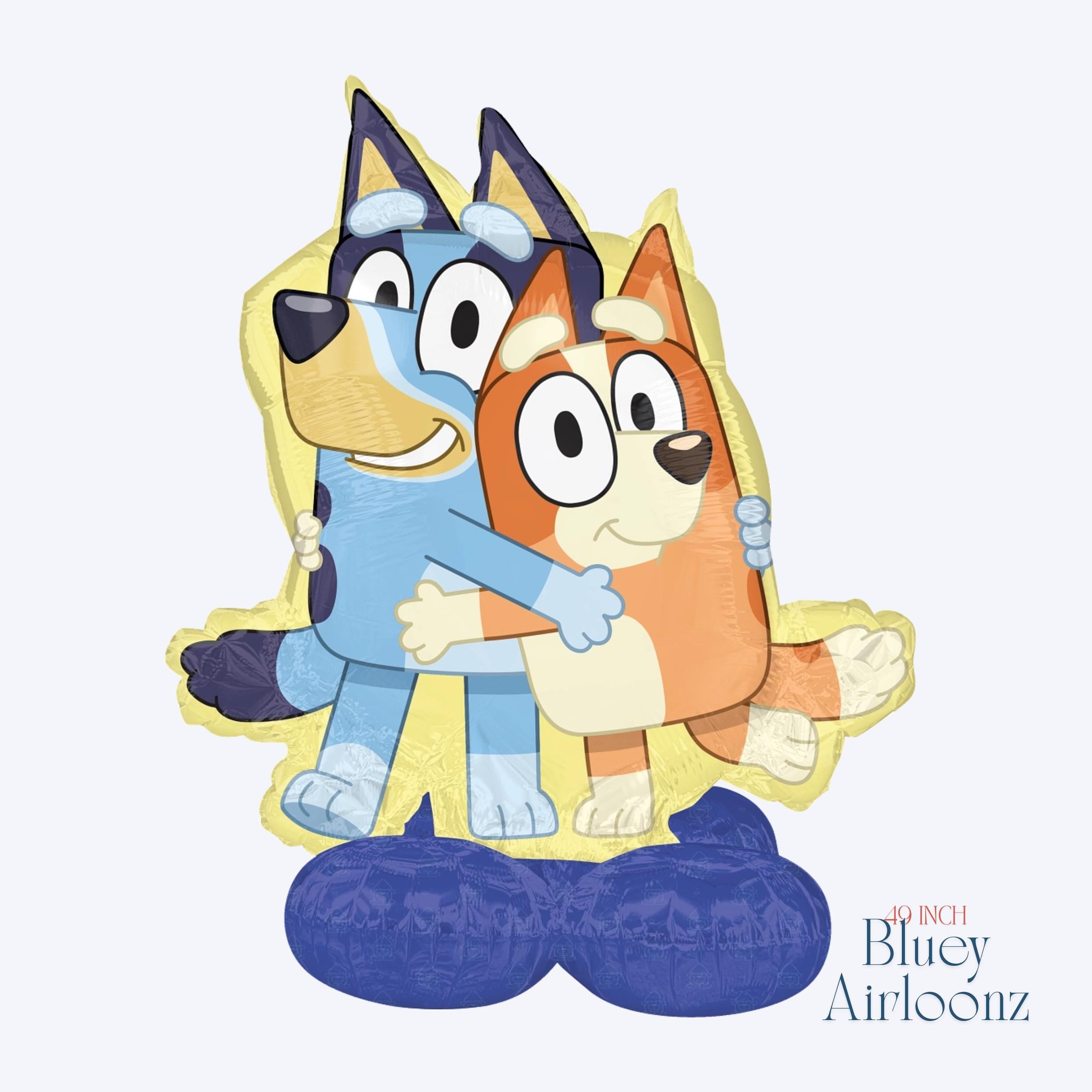 Bluey Balloon Bouquet - Officially Licensed by Anagram | Bluey birthday | Bluey Decorations | Blue Dog | Bluey Party | Bingo & Bluey