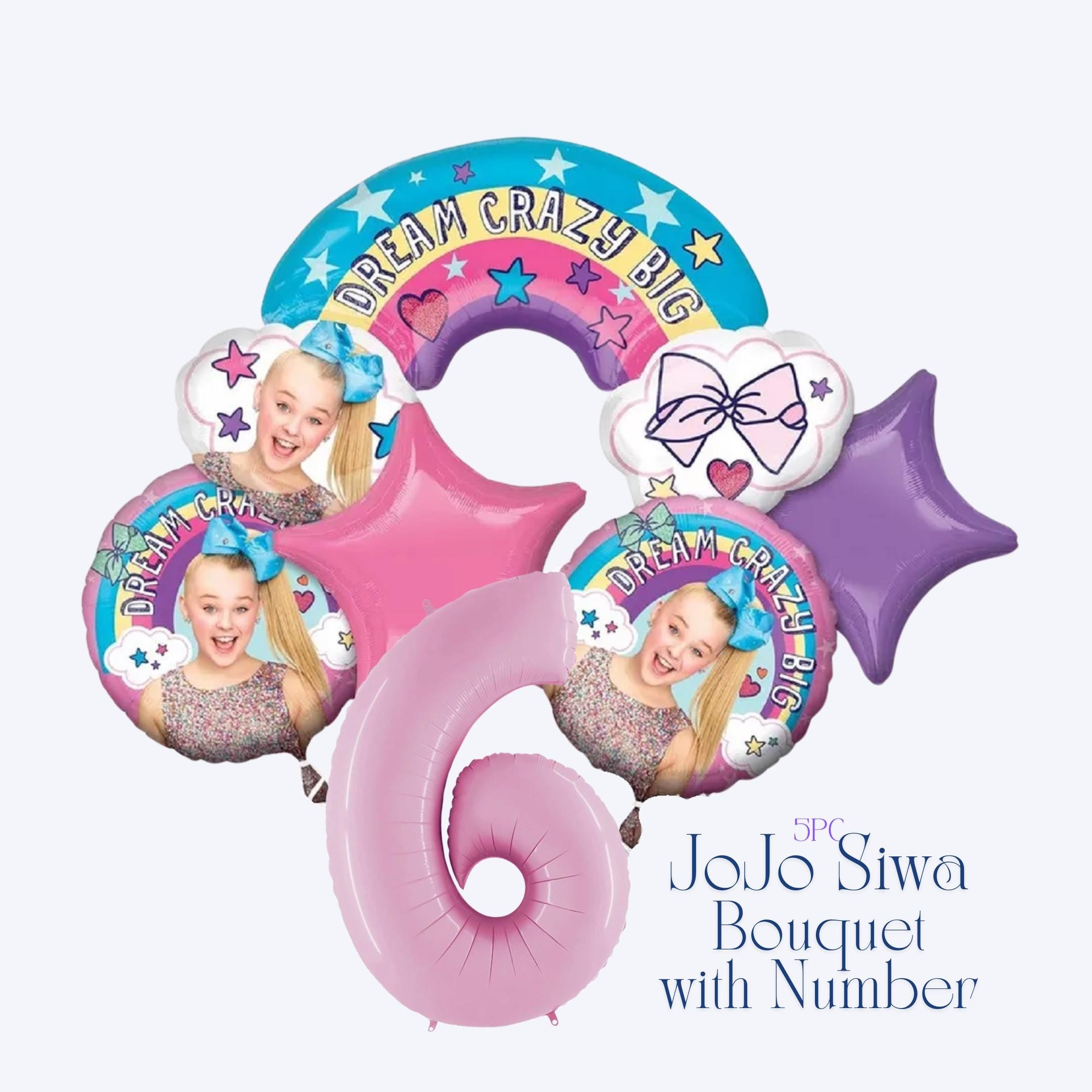 JoJo Siwa Balloon Bouquet: Licensed Birthday Party Decorations