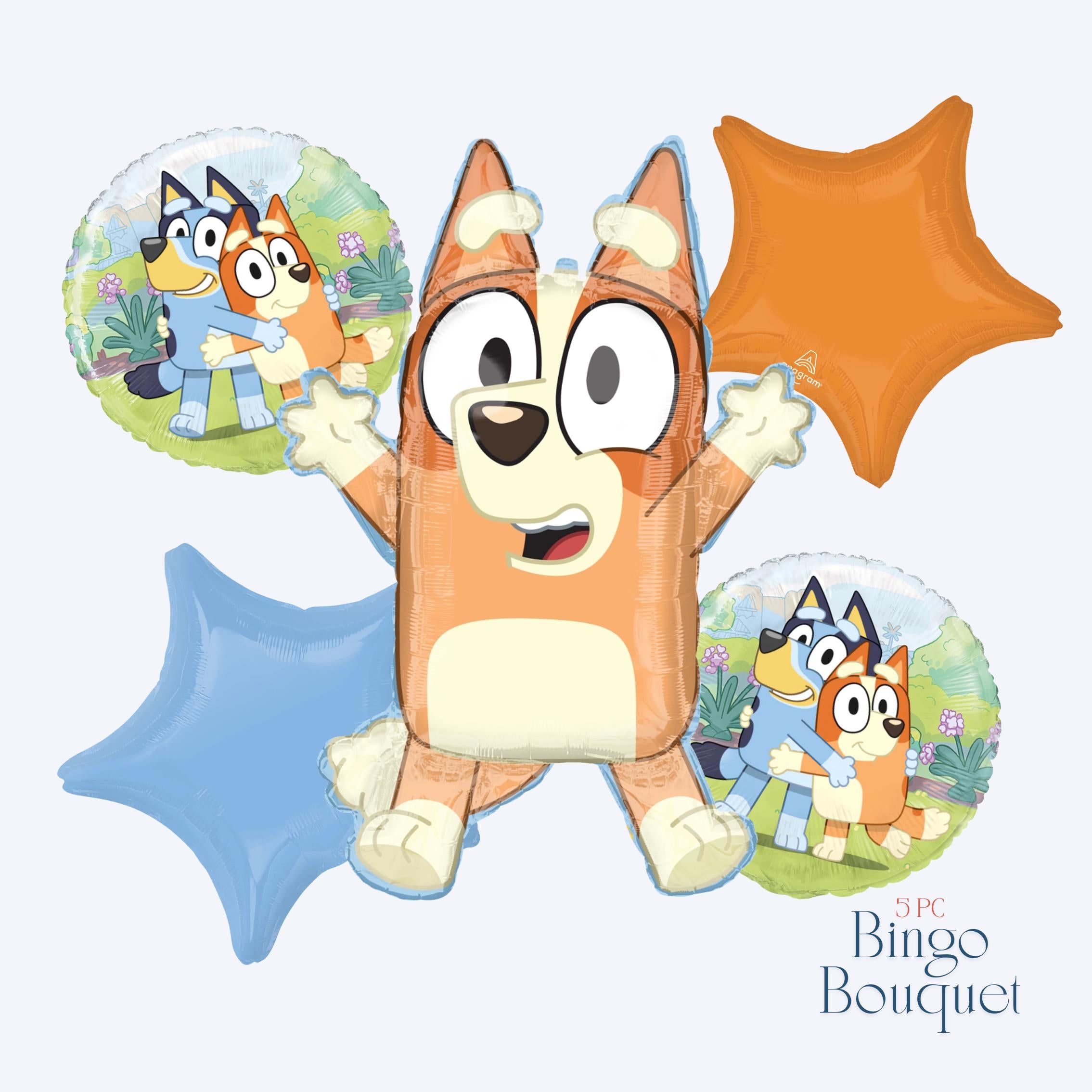 Bluey & Bingo Balloons Licensed Birthday Party Decor