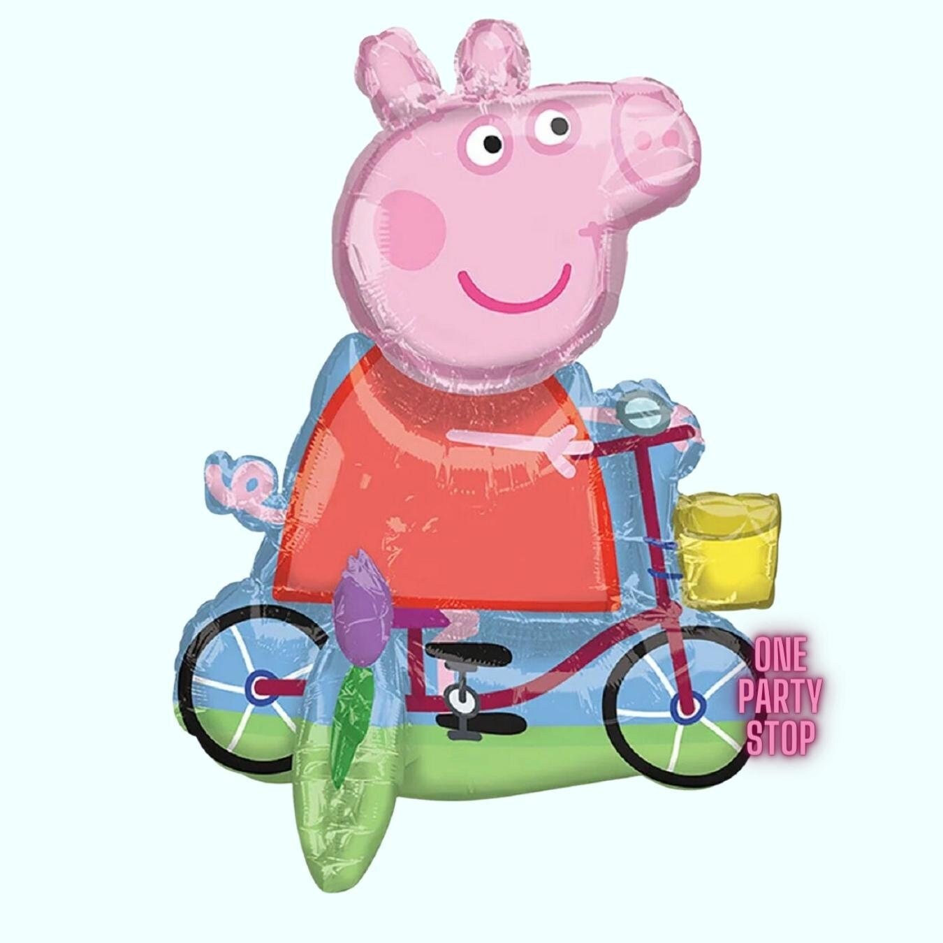George Pig Balloons - Anagram Licensed | 22" Peppa Pig Air-Fill | Peppa Pig Birthday | Peppa Pig Party Decorations | Toddler birthday