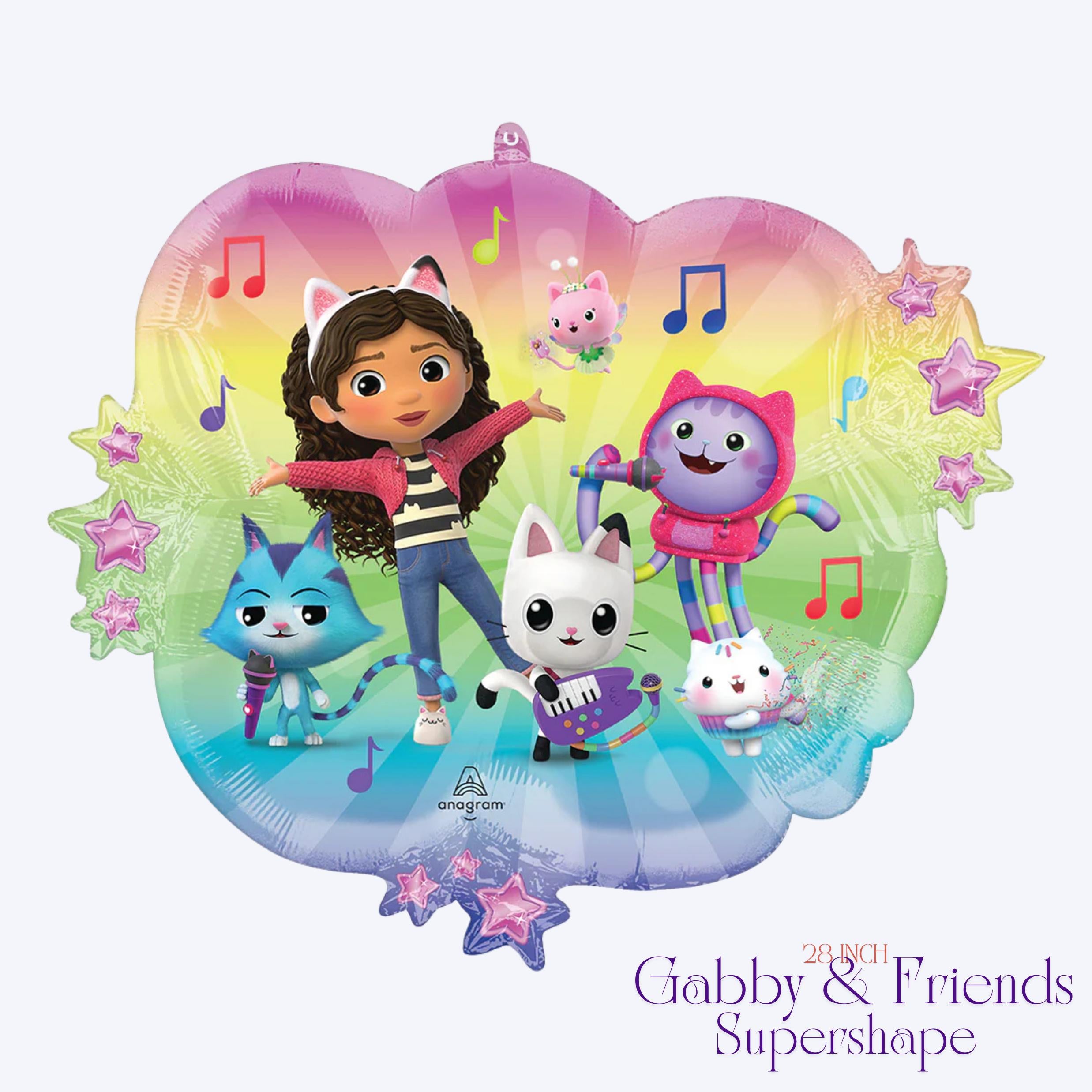 Gabby Dollhouse Birthday Balloons - Licensed by Anagram | Gabby Dollhouse Decorations | Gabby’s Dollhouse  party | Gabby themed birthday