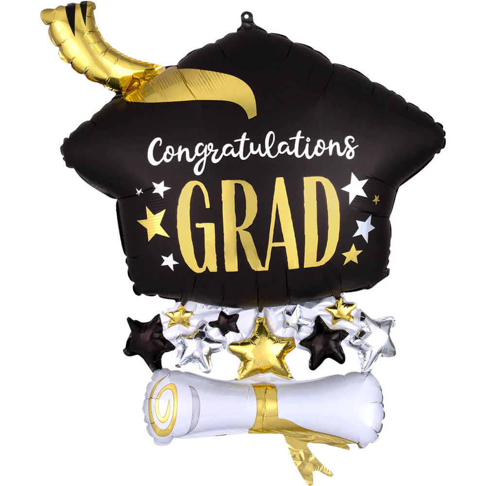 25 inch SATIN INFUSED CAP & DIPLOMA
