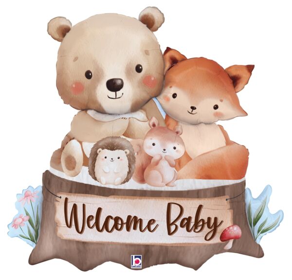 34" Woodland Welcome Baby