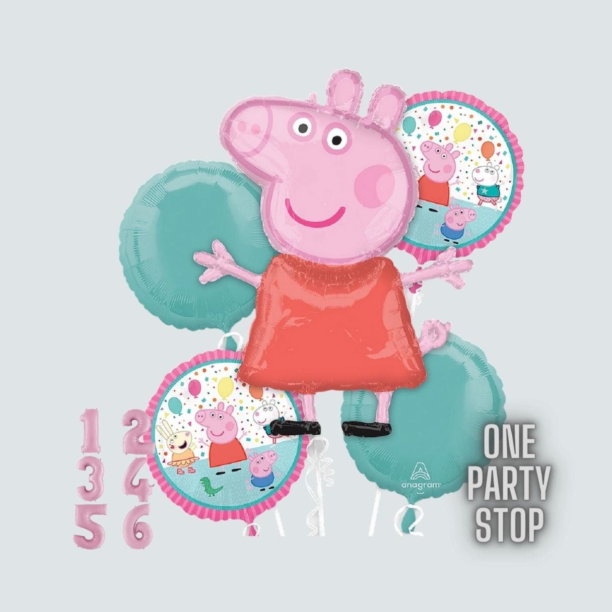 Peppa Pig Party Supplies - Licensed By Unique Industries | Peppa Pig Birthday | Peppa Pig Party Decorations | Toddler birthday |1st birthday