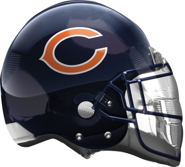 21-Inch Chicago Bears NFL Helmet Foil Balloon – Team Spirit Party Accent