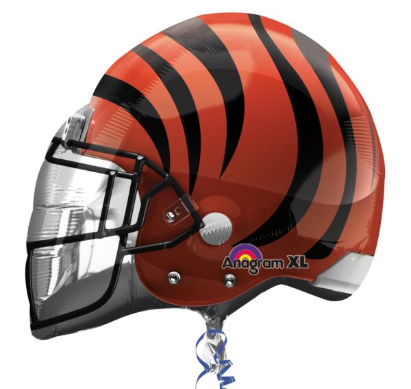 Cincinnati Bengals NFL Foil Balloon Bouquet – Football Party & Game Day Decoration