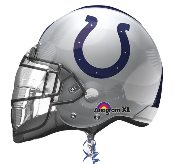 21-Inch Indianapolis Colts NFL Helmet Foil Balloon – Team Spirit Party Accent