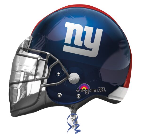 21-Inch New York Giants NFL Helmet Foil Balloon – Football Fan Party Decor