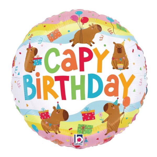 Capybara Birthday - 18 inch